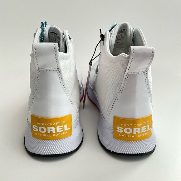 Sorel Out 'N About III Classic Waterproof Lace-up Boots Suede Low White 8 - Picture 8 of 14